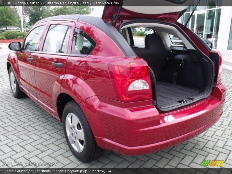 Inferno Red Crystal Pearl / Dark Slate Gray 2008 Dodge Caliber SE