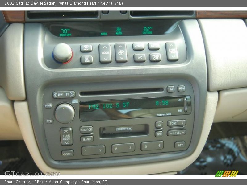 White Diamond Pearl / Neutral Shale 2002 Cadillac DeVille Sedan