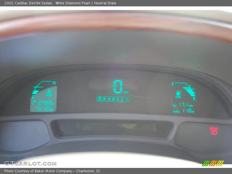 White Diamond Pearl / Neutral Shale 2002 Cadillac DeVille Sedan