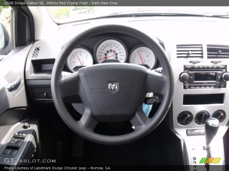 Inferno Red Crystal Pearl / Dark Slate Gray 2008 Dodge Caliber SE