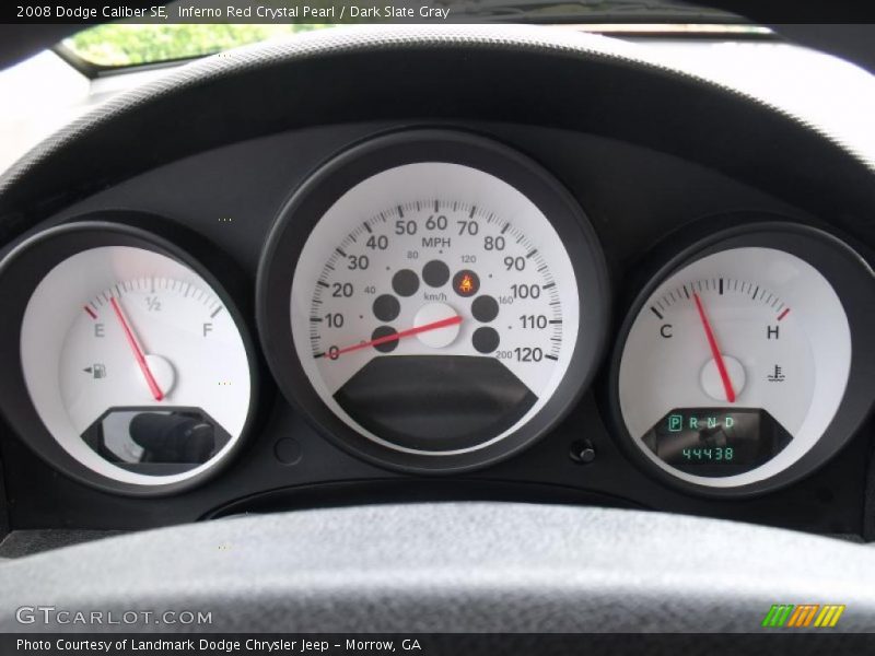 Inferno Red Crystal Pearl / Dark Slate Gray 2008 Dodge Caliber SE