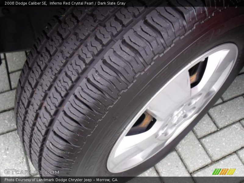 Inferno Red Crystal Pearl / Dark Slate Gray 2008 Dodge Caliber SE