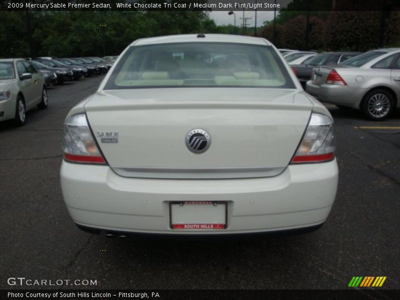 White Chocolate Tri Coat / Medium Dark Flint/Light Stone 2009 Mercury Sable Premier Sedan