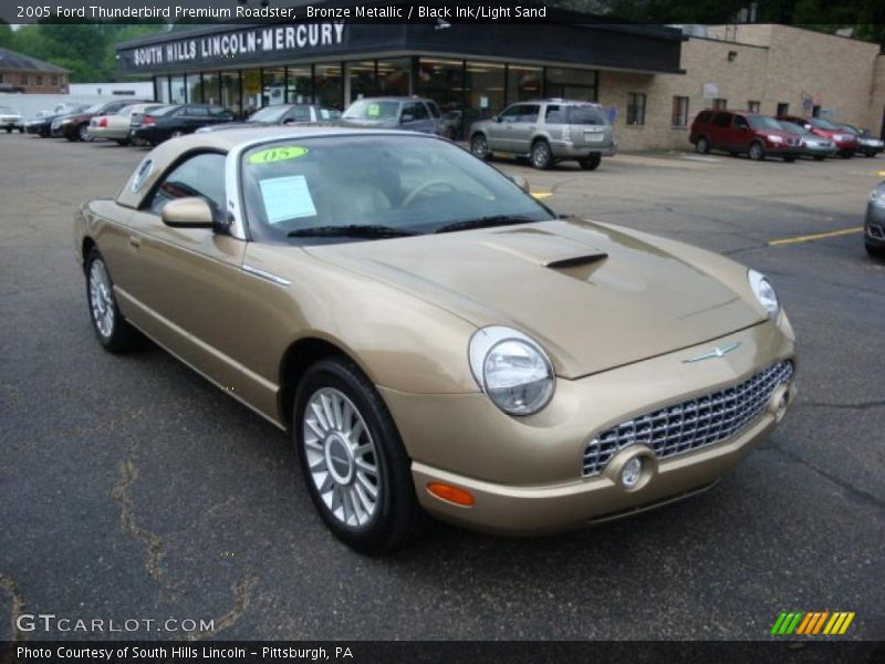 Bronze Metallic / Black Ink/Light Sand 2005 Ford Thunderbird Premium Roadster