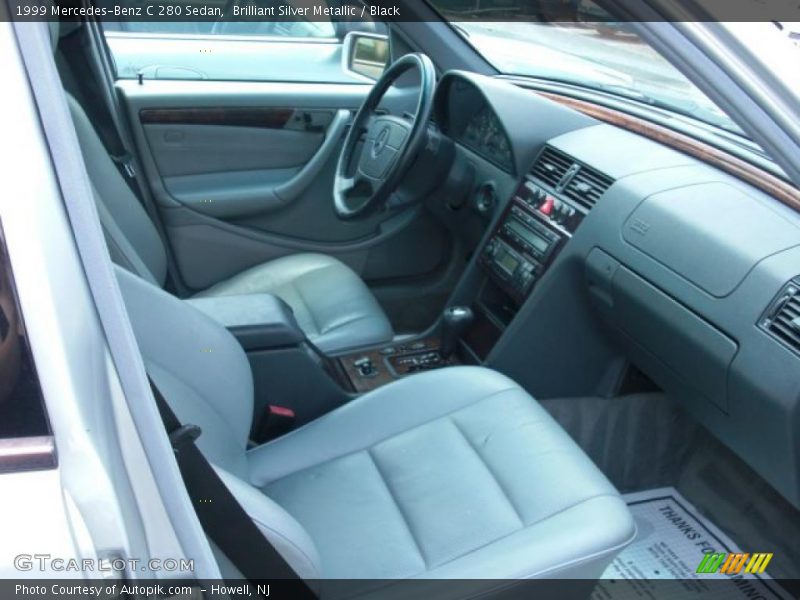 Brilliant Silver Metallic / Black 1999 Mercedes-Benz C 280 Sedan
