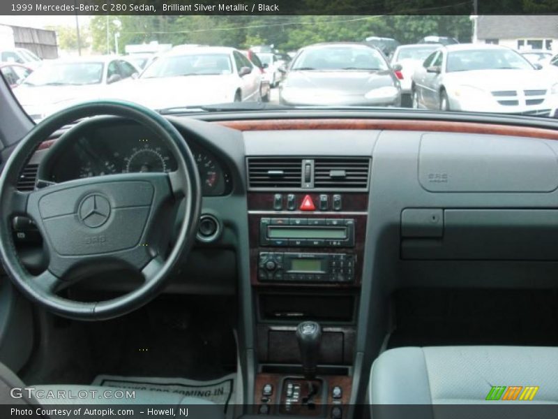 Brilliant Silver Metallic / Black 1999 Mercedes-Benz C 280 Sedan