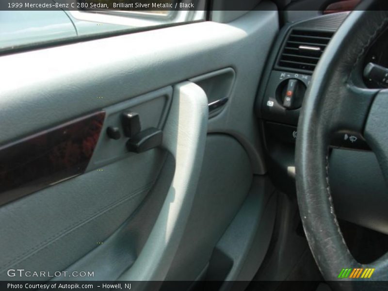 Brilliant Silver Metallic / Black 1999 Mercedes-Benz C 280 Sedan