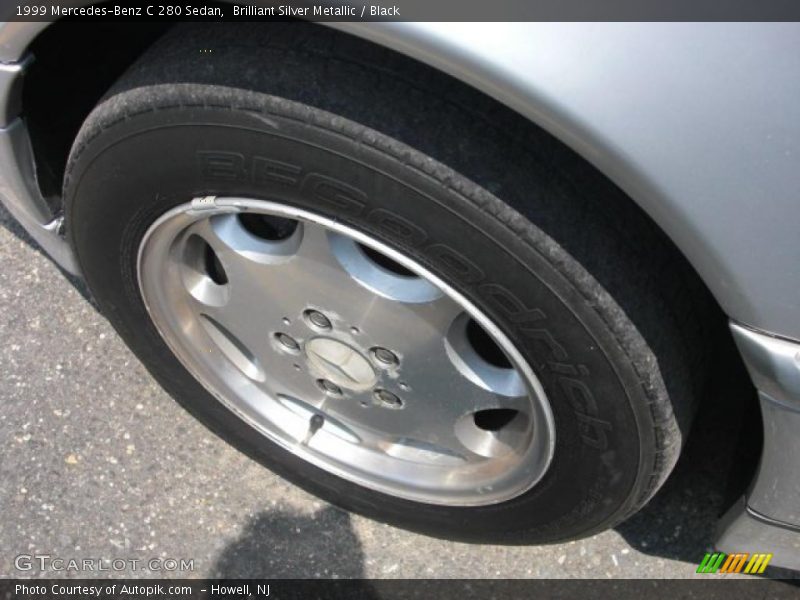Brilliant Silver Metallic / Black 1999 Mercedes-Benz C 280 Sedan