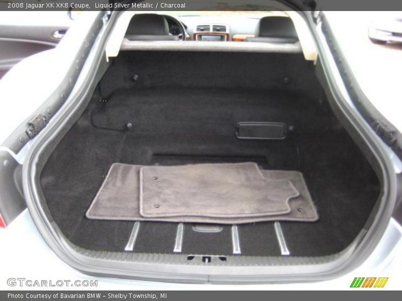 Liquid Silver Metallic / Charcoal 2008 Jaguar XK XK8 Coupe