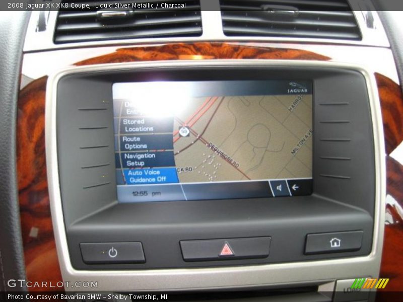 Liquid Silver Metallic / Charcoal 2008 Jaguar XK XK8 Coupe