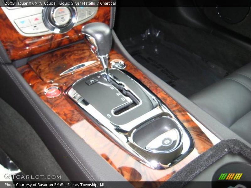 Liquid Silver Metallic / Charcoal 2008 Jaguar XK XK8 Coupe