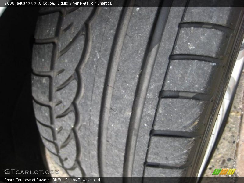 Liquid Silver Metallic / Charcoal 2008 Jaguar XK XK8 Coupe