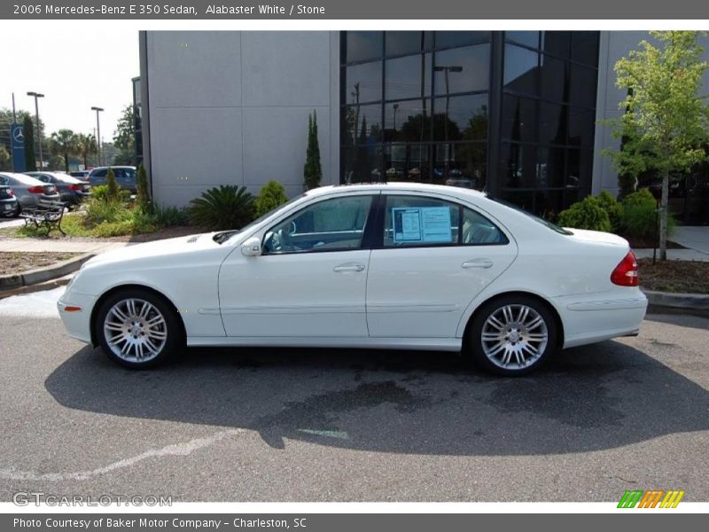 Alabaster White / Stone 2006 Mercedes-Benz E 350 Sedan