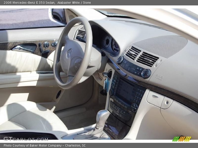 Alabaster White / Stone 2006 Mercedes-Benz E 350 Sedan