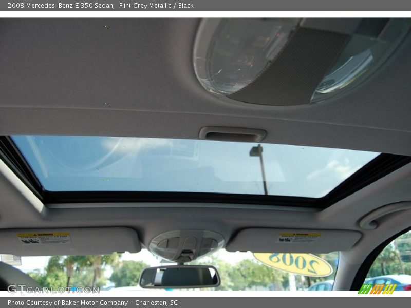 Flint Grey Metallic / Black 2008 Mercedes-Benz E 350 Sedan