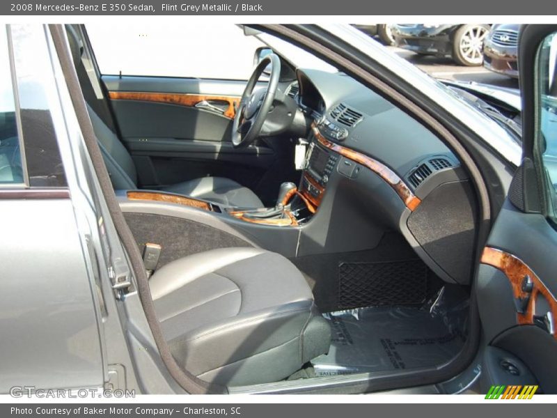 Flint Grey Metallic / Black 2008 Mercedes-Benz E 350 Sedan