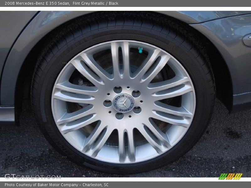 Flint Grey Metallic / Black 2008 Mercedes-Benz E 350 Sedan