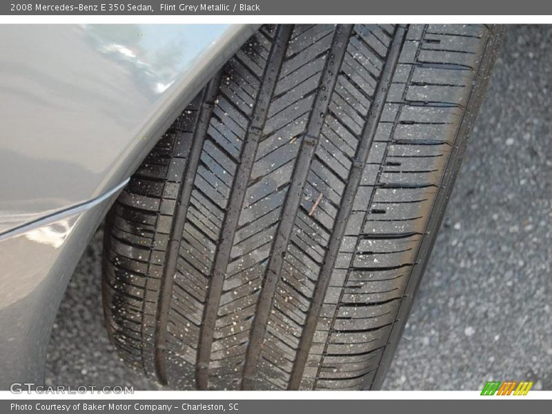 Flint Grey Metallic / Black 2008 Mercedes-Benz E 350 Sedan