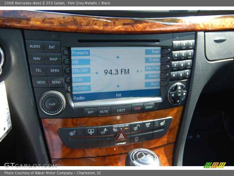 Flint Grey Metallic / Black 2008 Mercedes-Benz E 350 Sedan