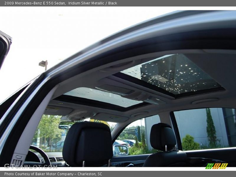 Iridium Silver Metallic / Black 2009 Mercedes-Benz E 550 Sedan