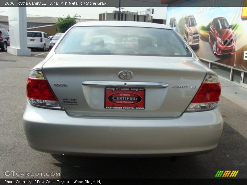 Lunar Mist Metallic / Stone Gray 2006 Toyota Camry LE