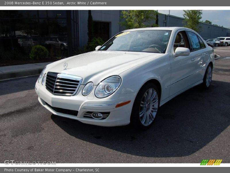 Arctic White / Cashmere 2008 Mercedes-Benz E 350 Sedan