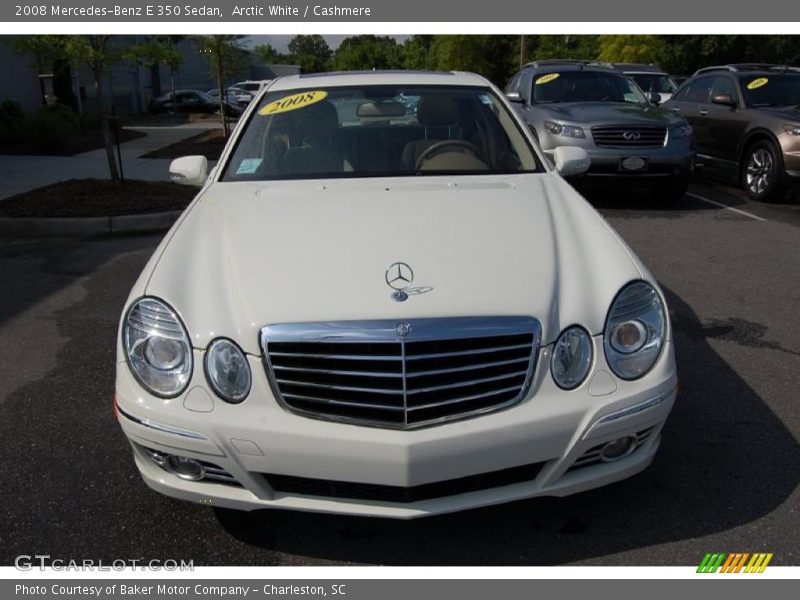 Arctic White / Cashmere 2008 Mercedes-Benz E 350 Sedan
