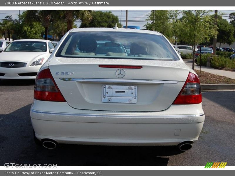 Arctic White / Cashmere 2008 Mercedes-Benz E 350 Sedan