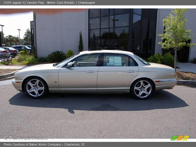 Winter Gold Metallic / Champagne 2006 Jaguar XJ Vanden Plas