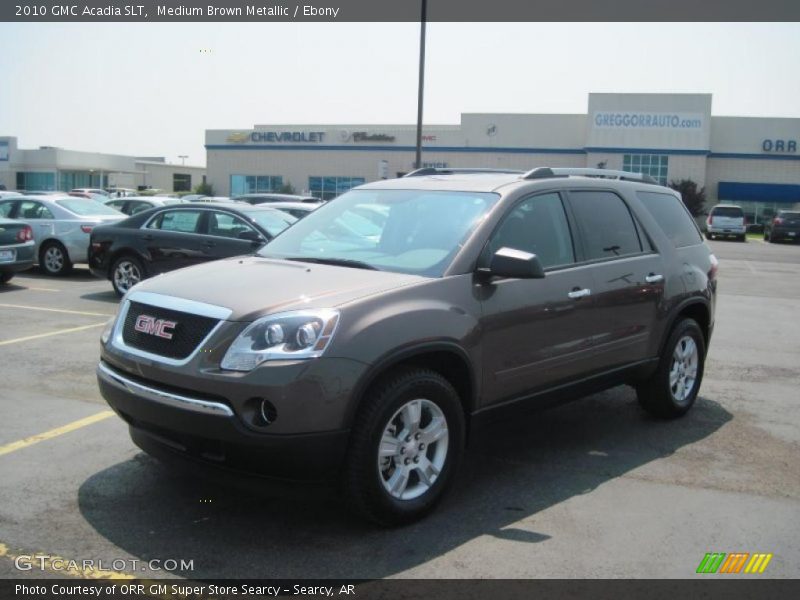 Medium Brown Metallic / Ebony 2010 GMC Acadia SLT
