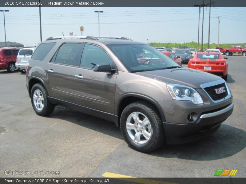 Medium Brown Metallic / Ebony 2010 GMC Acadia SLT