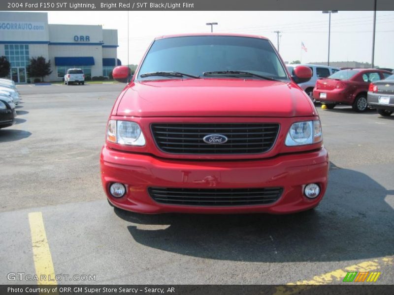 Bright Red / SVT Black/Light Flint 2004 Ford F150 SVT Lightning