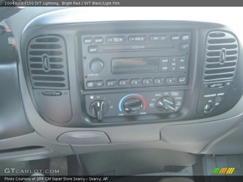 Bright Red / SVT Black/Light Flint 2004 Ford F150 SVT Lightning