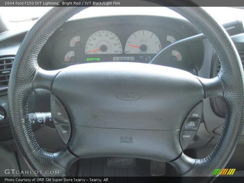 Bright Red / SVT Black/Light Flint 2004 Ford F150 SVT Lightning