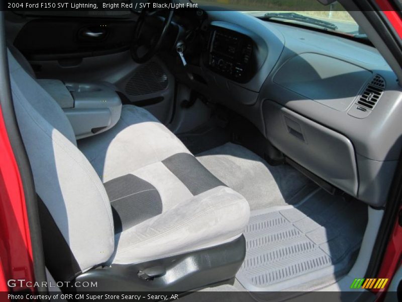 Bright Red / SVT Black/Light Flint 2004 Ford F150 SVT Lightning