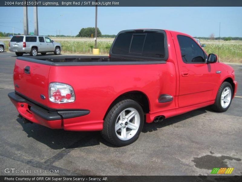 Bright Red / SVT Black/Light Flint 2004 Ford F150 SVT Lightning