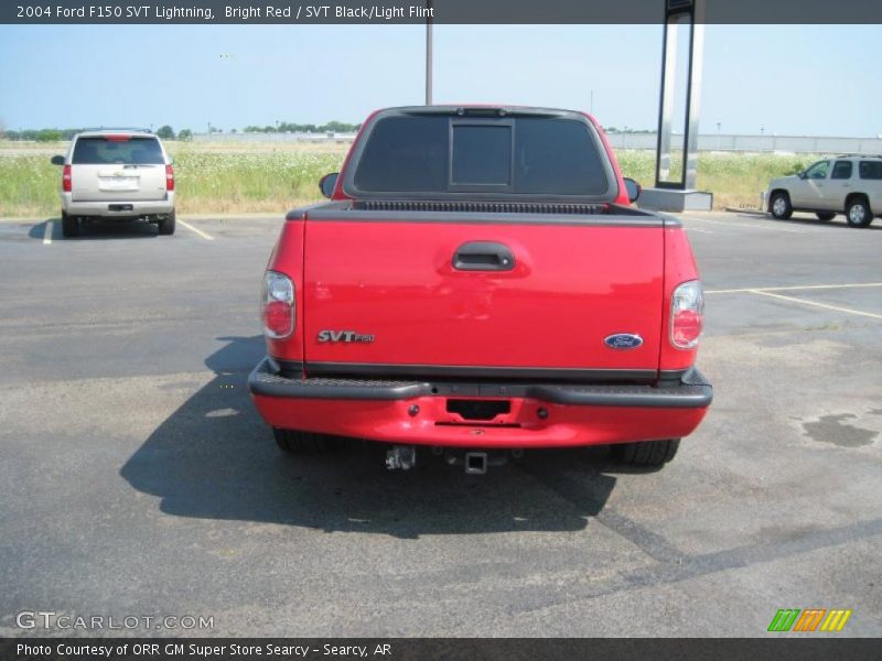 Bright Red / SVT Black/Light Flint 2004 Ford F150 SVT Lightning