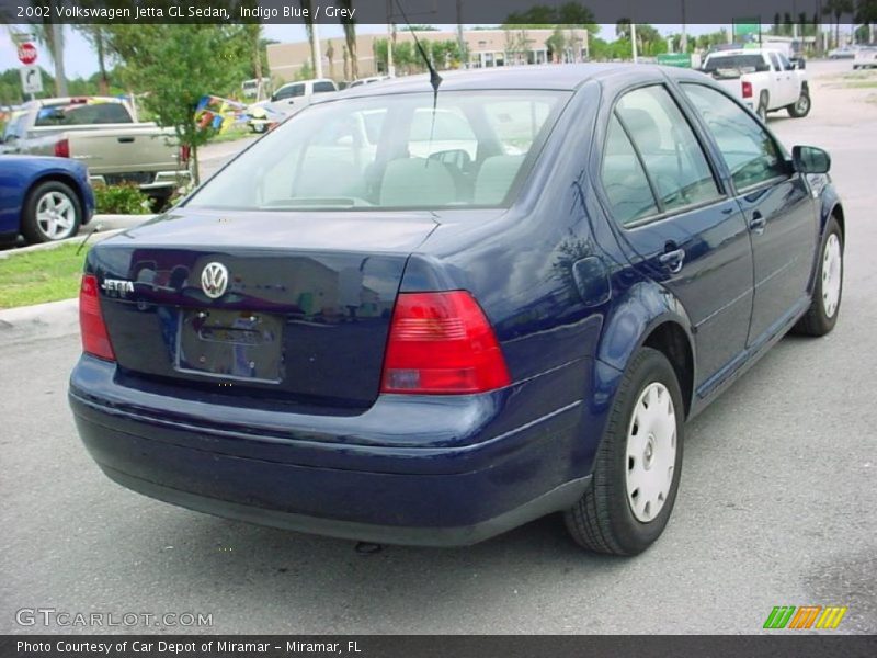 Indigo Blue / Grey 2002 Volkswagen Jetta GL Sedan
