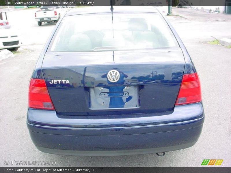 Indigo Blue / Grey 2002 Volkswagen Jetta GL Sedan