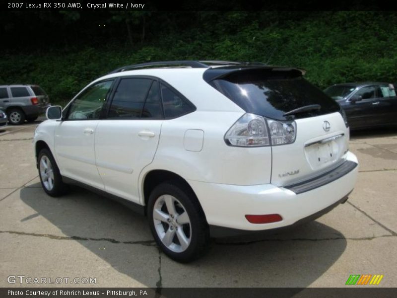 Crystal White / Ivory 2007 Lexus RX 350 AWD