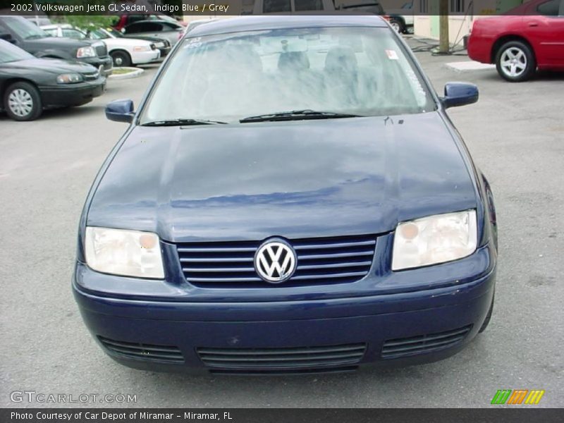 Indigo Blue / Grey 2002 Volkswagen Jetta GL Sedan