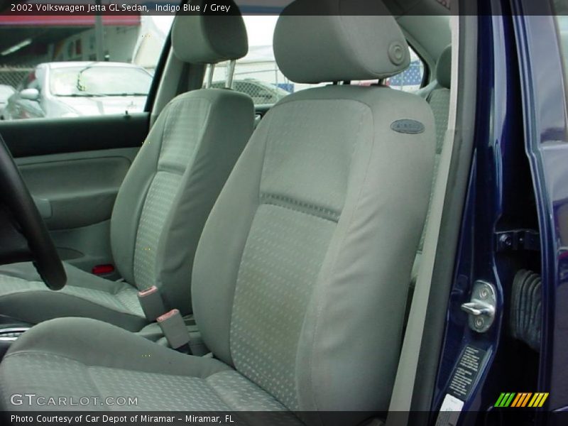 Indigo Blue / Grey 2002 Volkswagen Jetta GL Sedan
