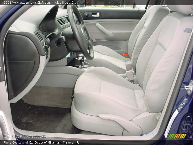 Indigo Blue / Grey 2002 Volkswagen Jetta GL Sedan