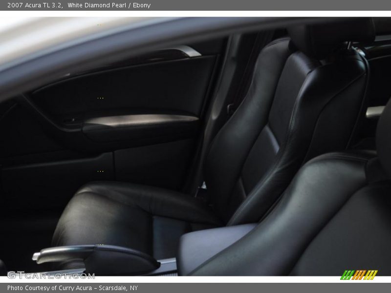 White Diamond Pearl / Ebony 2007 Acura TL 3.2