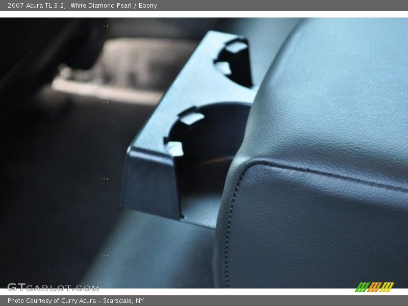 White Diamond Pearl / Ebony 2007 Acura TL 3.2