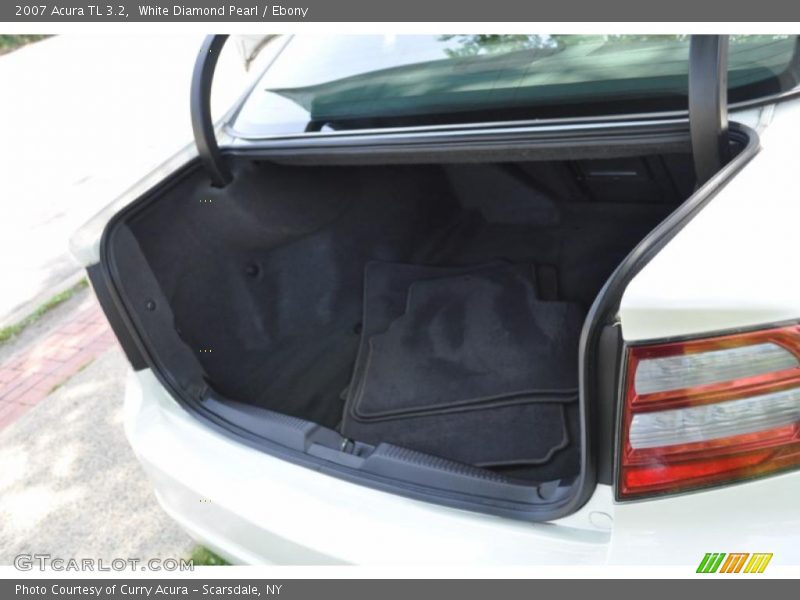 White Diamond Pearl / Ebony 2007 Acura TL 3.2