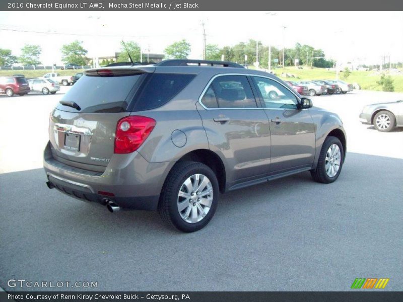 Mocha Steel Metallic / Jet Black 2010 Chevrolet Equinox LT AWD