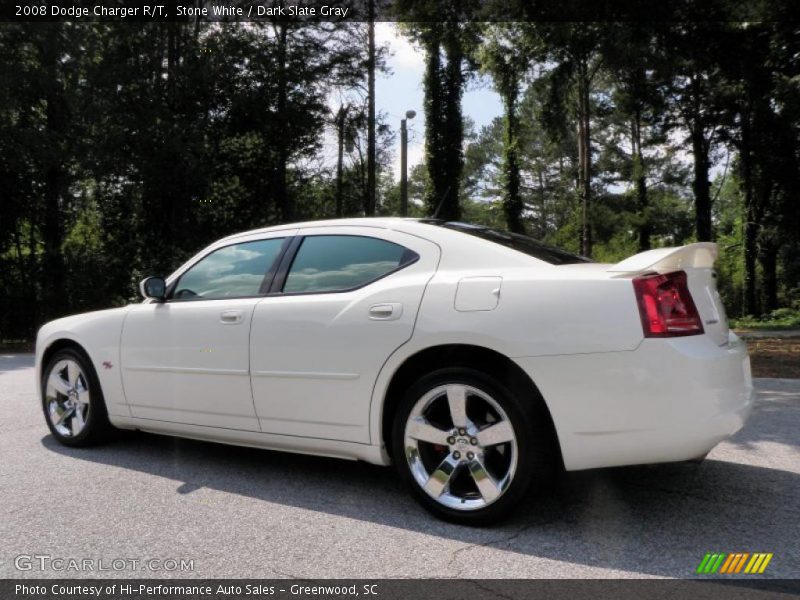 Stone White / Dark Slate Gray 2008 Dodge Charger R/T