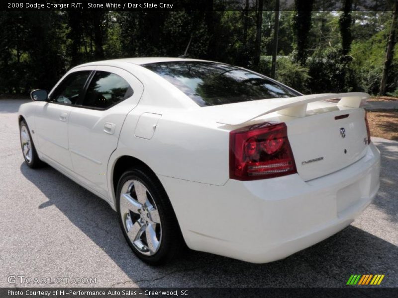 Stone White / Dark Slate Gray 2008 Dodge Charger R/T
