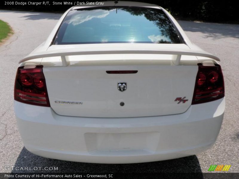 Stone White / Dark Slate Gray 2008 Dodge Charger R/T